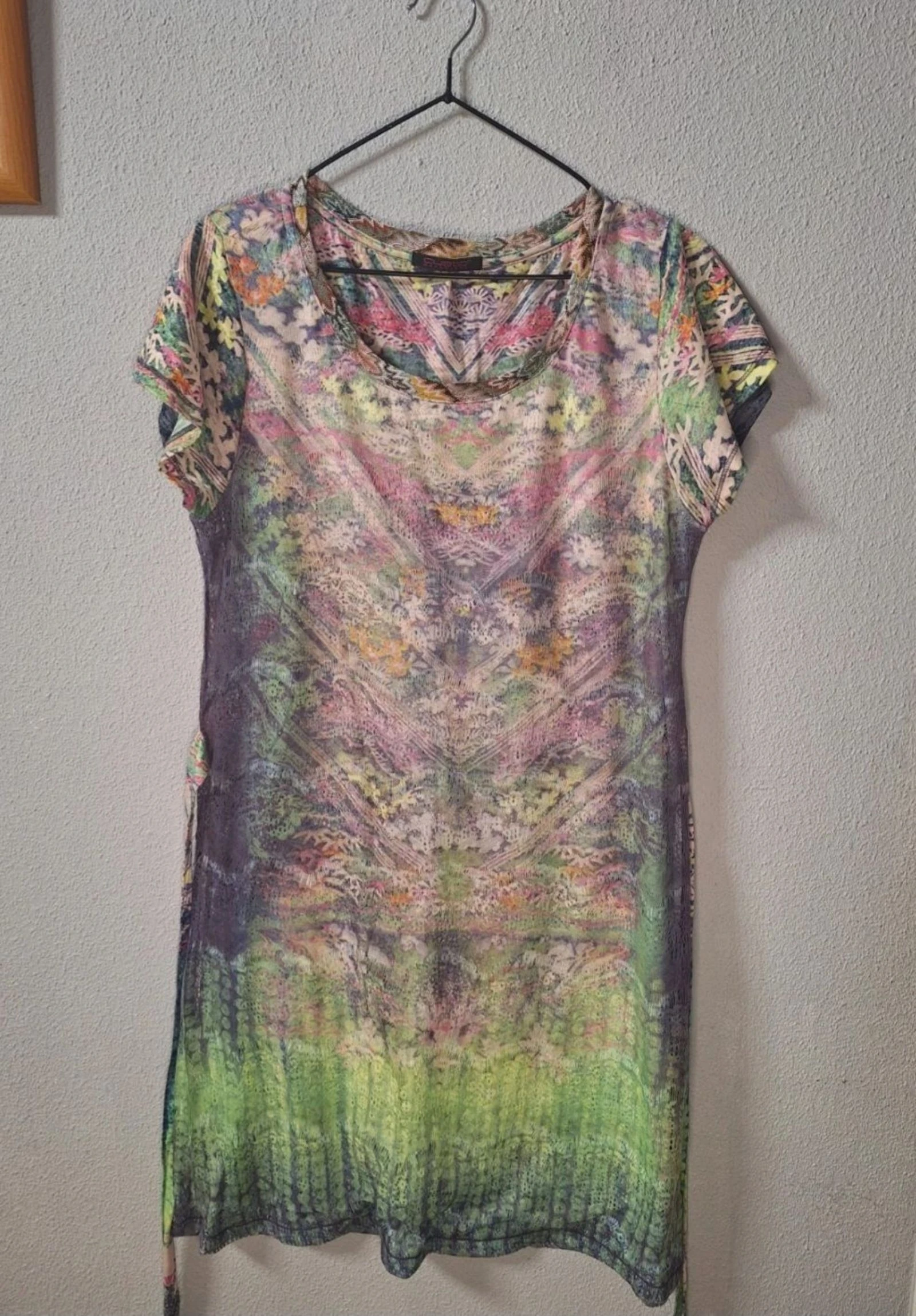 Custo Barcelona Dress XL 42 Multicolor | Printed | Summer – photo 2